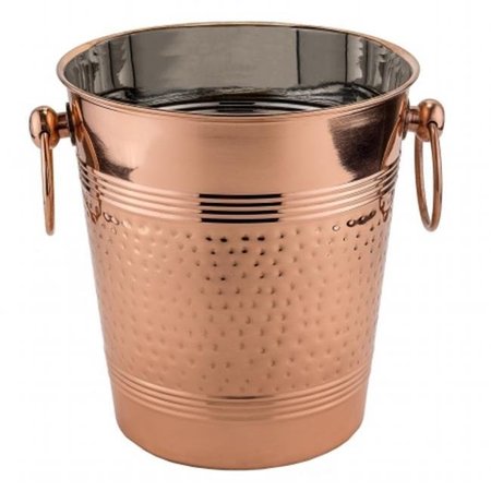 OLD DUTCH INTERNATIONAL Old Dutch International 1104 9.25 x 8.25 in. Fez Decor Copper Hammered Wine Cooler 1104